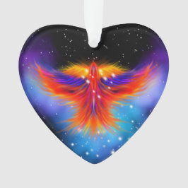 Space Phoenix Nebula Ornament