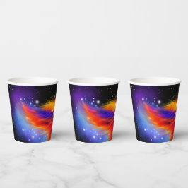 Space Phoenix Nebula Pappbecher