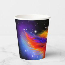 Space Phoenix Nebula Pappbecher