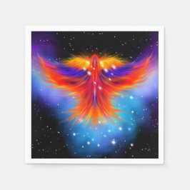 Space Phoenix Nebula Serviette