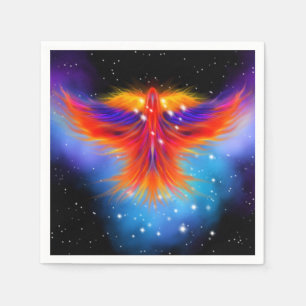 Space Phoenix Nebula Serviette