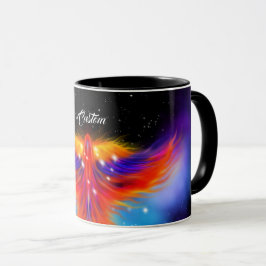 Space Phoenix Nebula Tasse