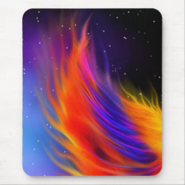 Space Phoenix Wing Mousepad
