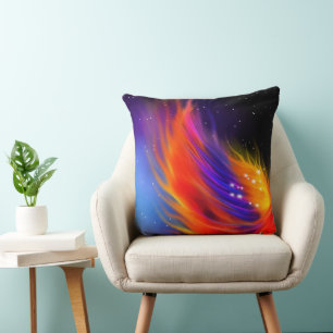 Space Phoenix Wings Kissen