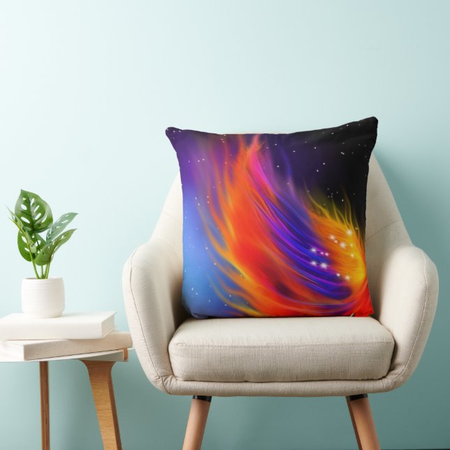 Space Phoenix Wings Kissen (Stuhl )