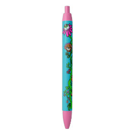 Space Princess Alien Floral Pen (blau) Kugelschreiber