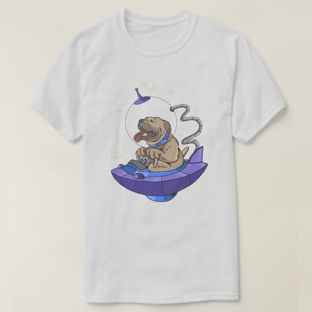Space Pup T - Shirt (Design vorne)