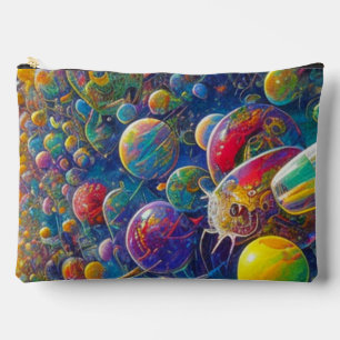 Space Race großes Zubehörtaschen-Pouch Zubehörtasche
