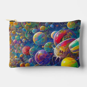 Space Race kleines Zubehörtaschen Pouch Zubehörtasche