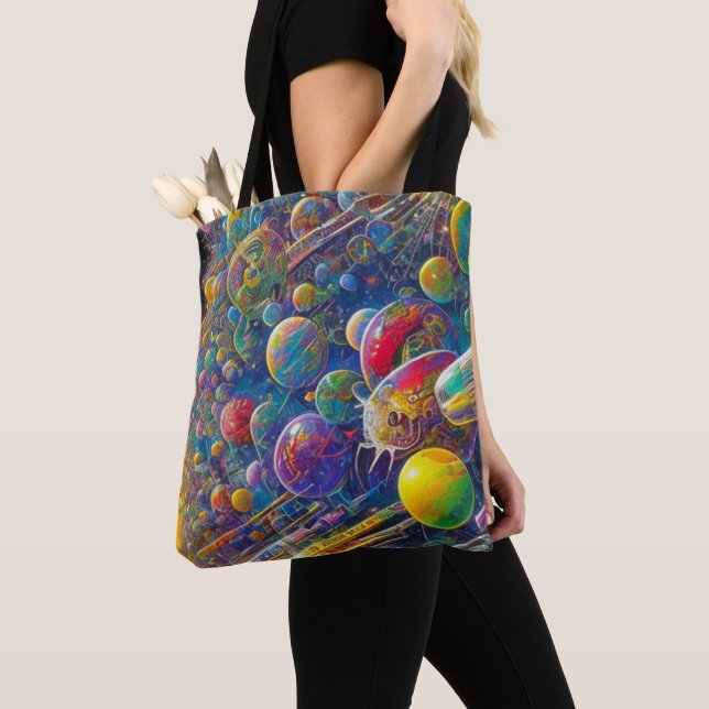 Space Race Umhängetasche Tasche (Von Nahem)