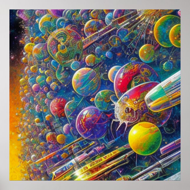 Space Race Value Matt Poster (Vorne)