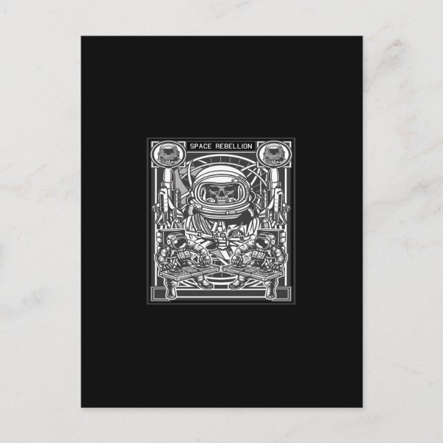 space rebellion postkarte (Vorderseite)
