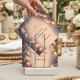 Space Rockets Stars Baby Shower Serviette