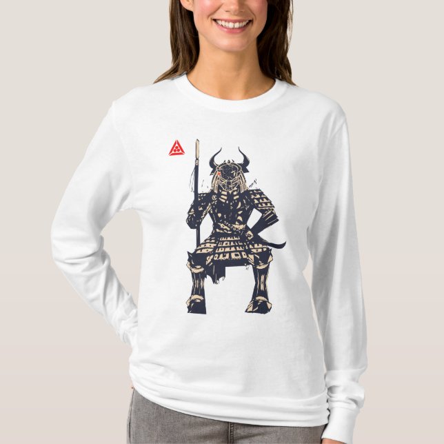 Space Samurai Warrior T-Shirt (Vorderseite)