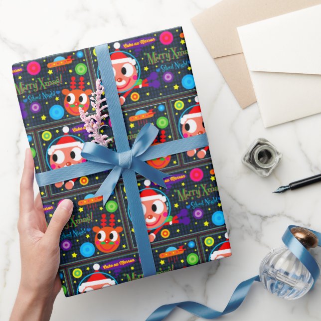 SPACE SANTA GESCHENKPAPIER (Schenken)