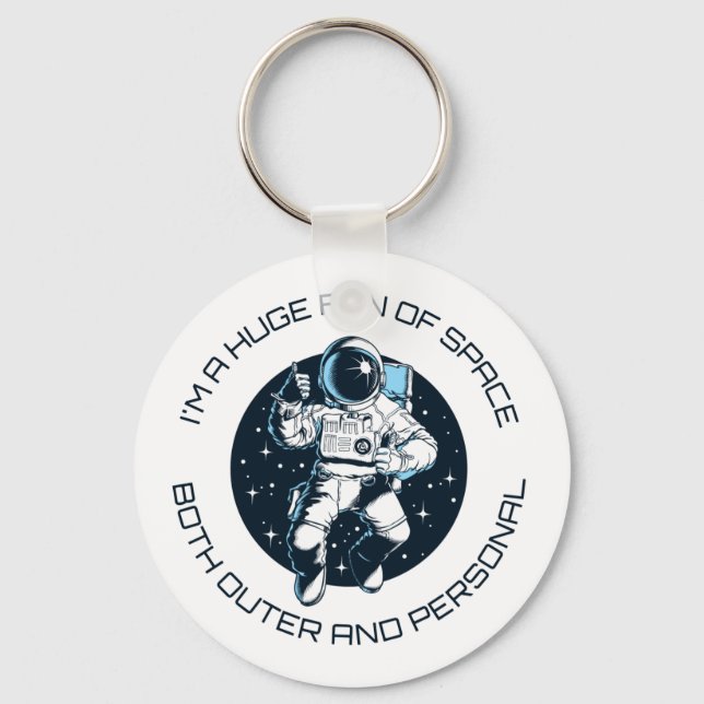 Space Schlüsselanhänger (Vorderseite)
