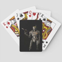 Space Sci-Fi Robot Toy Fotografy Spielkarten