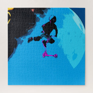 Space Scootering - Stunt Scooter Boy