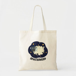 Space Sheep Funny Astronaut Sheep Puff Tragetasche