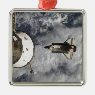 Space Shuttle Atlantis 3 Ornament Aus Metall