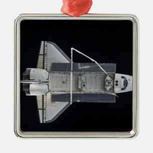 Space Shuttle Atlantis 4 Silbernes Ornament