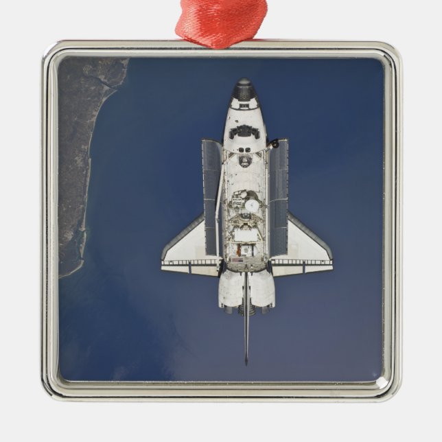 Space Shuttle Atlantis 5 Ornament Aus Metall (Vorne)