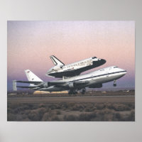 Space Shuttle Atlantis Atop Nasas 747