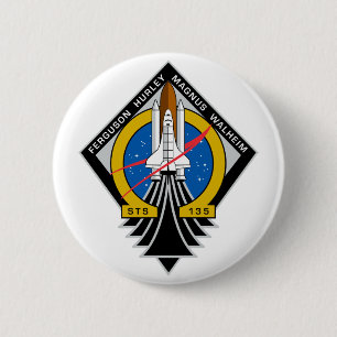 Space Shuttle Atlantis Button