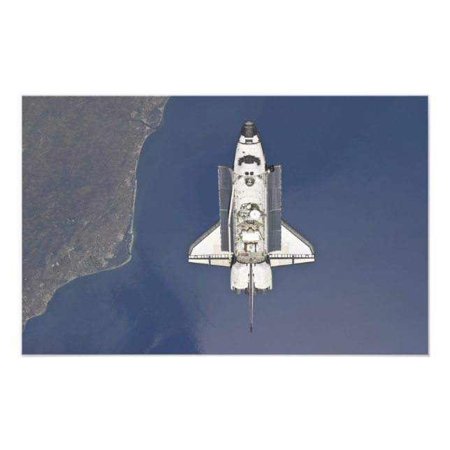 Space Shuttle Atlantis Fotodruck (Vorne)