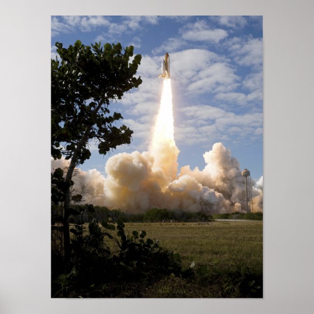 Space Shuttle Atlantis hebt 15 Poster (Vorne)