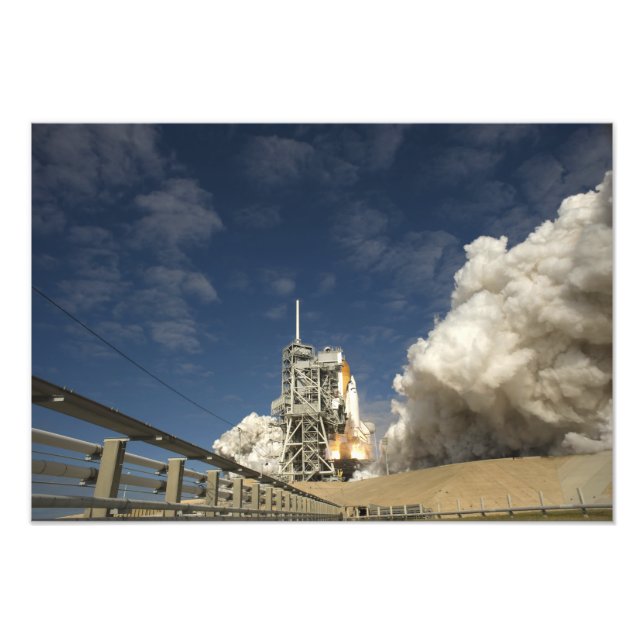 Space Shuttle Atlantis hebt 6 Fotodruck (Vorne)