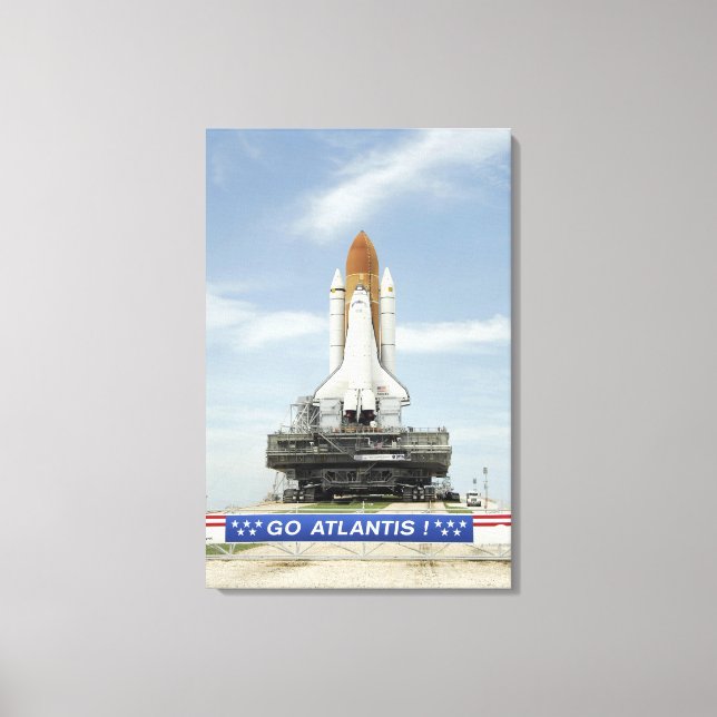 Space Shuttle Atlantis Leinwanddruck (Vorderseite)