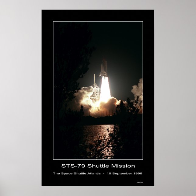 Space Shuttle Atlantis Lift-off - ... Poster (Vorne)