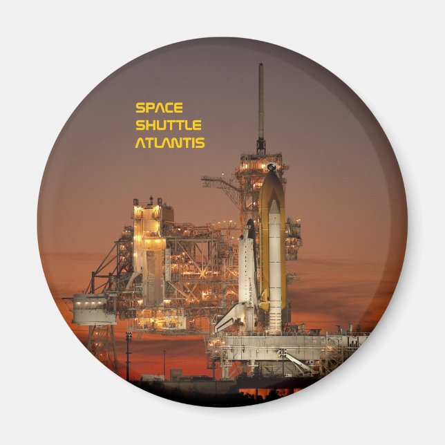 Space Shuttle Atlantis Magnet (Vorne)