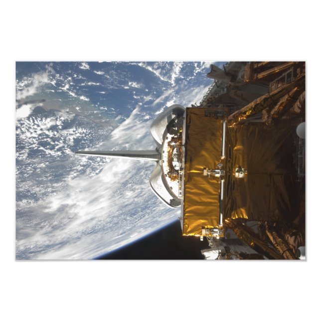Space Shuttle Atlantis Nutzlastschacht rückgängig  Fotodruck (Vorne)