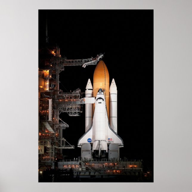 Space Shuttle Atlantis Poster (Vorne)