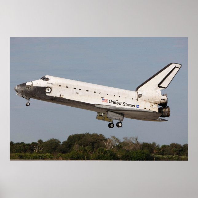 Space Shuttle Atlantis Poster (Vorne)