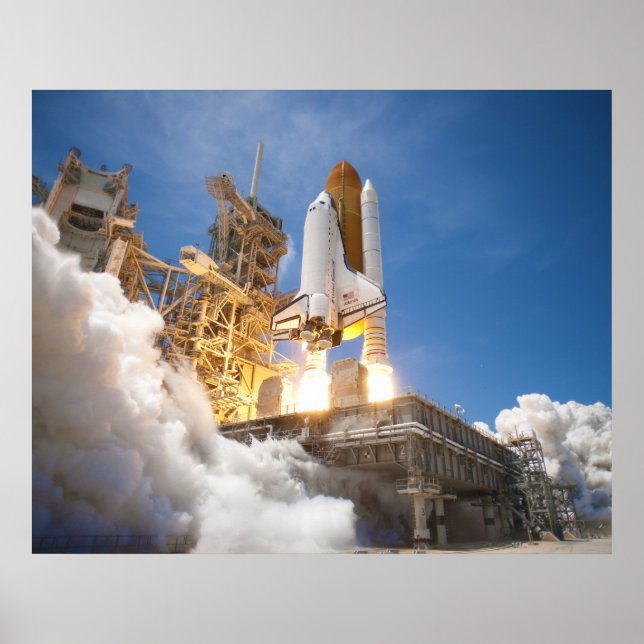 Space Shuttle Atlantis startet STS-132 Mission Poster (Vorne)