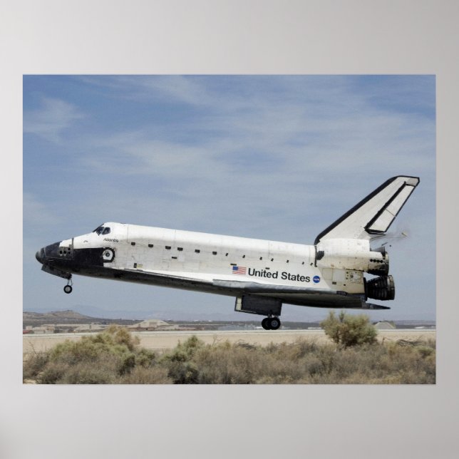Space Shuttle Atlantis (STS-117) Poster (Vorne)