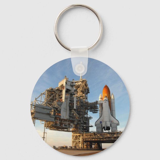 Space Shuttle Atlantis (STS-122) - Ladestation Schlüsselanhänger (Vorderseite)