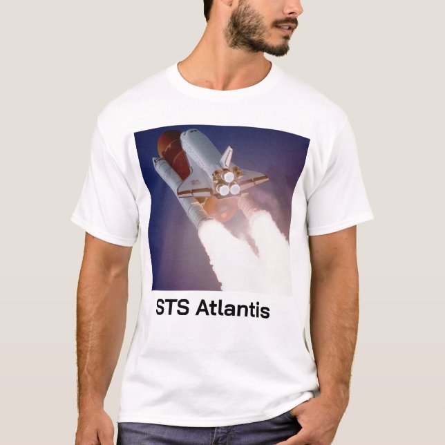Space Shuttle Atlantis T-Shirt (Vorderseite)