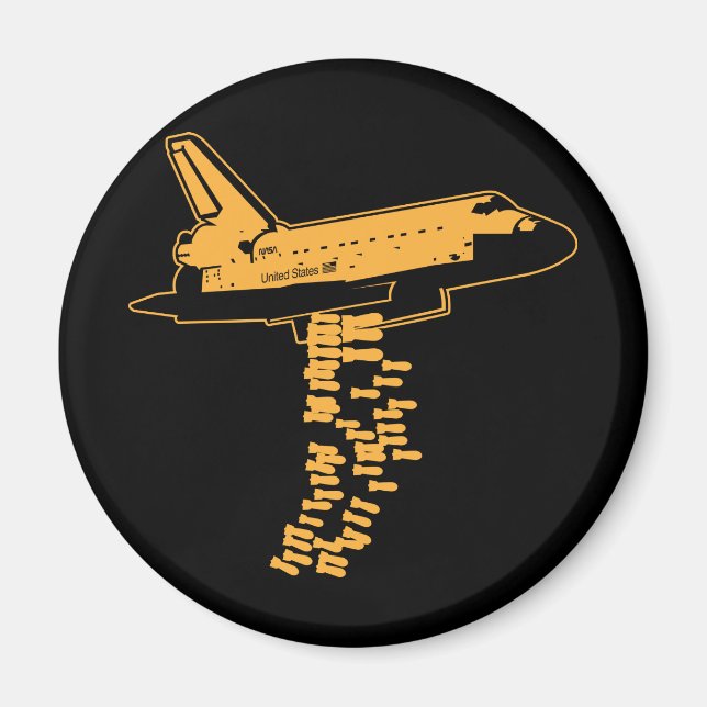 Space Shuttle Bomber Magnet (Vorne)