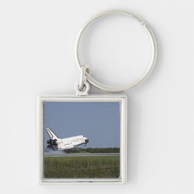 Space Shuttle Discovery landet auf der Piste 33 4 Schlüsselanhänger (Vorne)