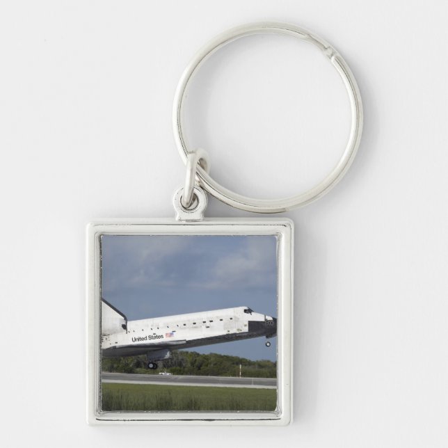 Space Shuttle Discovery landet auf der Runway 33 3 Schlüsselanhänger (Vorne)
