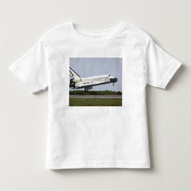 Space Shuttle Discovery nähert sich Landung 4 Kleinkind T-shirt (Vorderseite)