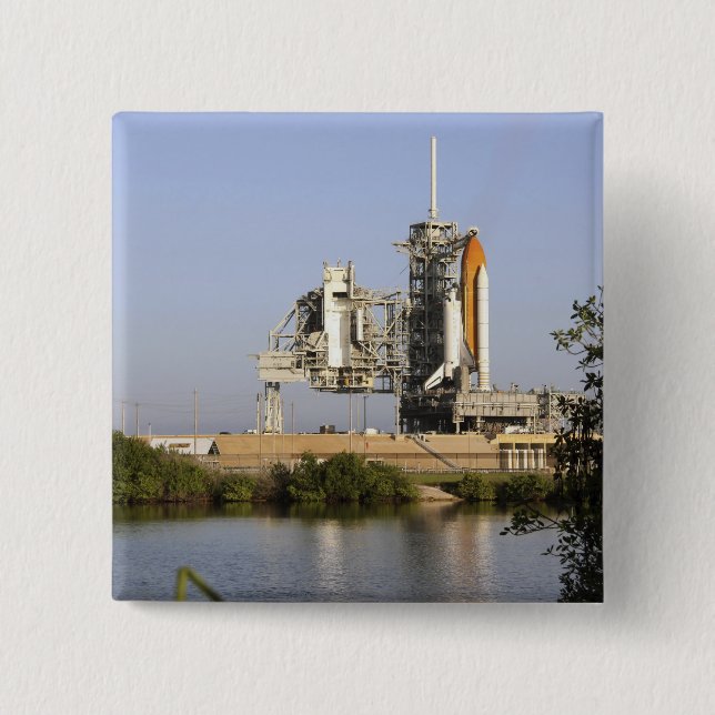 Space Shuttle Discovery steht bereit 3 Button (Vorderseite)