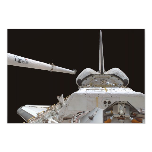 Space Shuttle Discovery's Nutzlastschacht Fotodruck (Vorne)