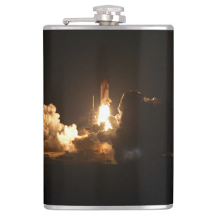 Space Shuttle Earth Orbital Spacecraft Night Canva Flachmann