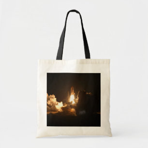 Space Shuttle Earth Orbital Spacecraft Night Canva Tragetasche