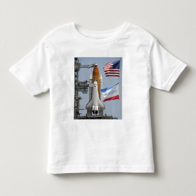 Space Shuttle Endeavor auf dem Launchpad 3 Kleinkind T-shirt (Vorderseite)